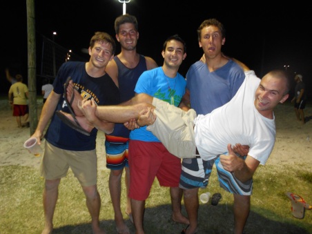 Having SOme Fun At The Missions Fiesta. From Left To Right: Sean, Marcus, Me, Jake and Mike.